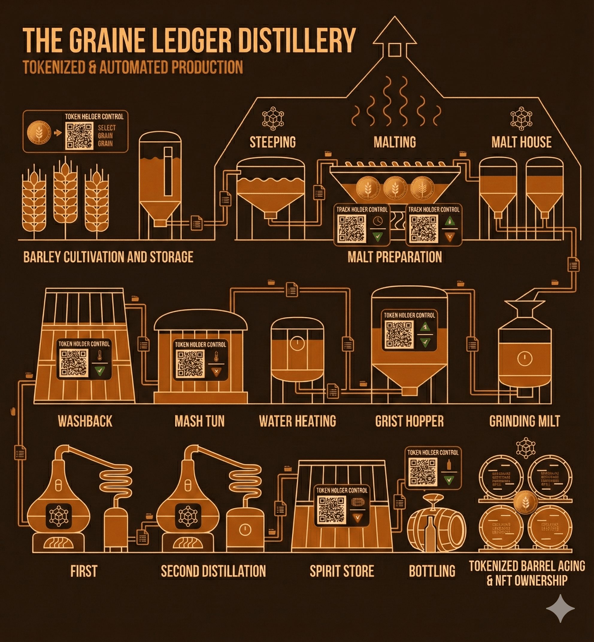 The Graine Ledger Distillation Process